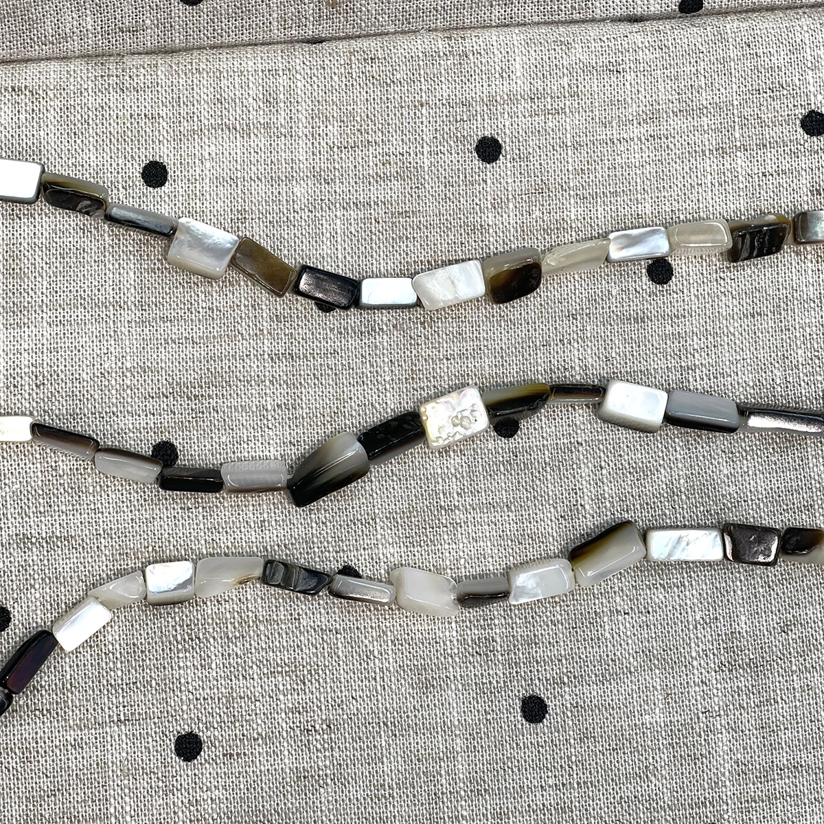 Black Butterfly Beads Natural Seawater Shell Irregular Beads 4-5mm For Jewelry Making DIY Necklace Bracelet Earrings Accessory