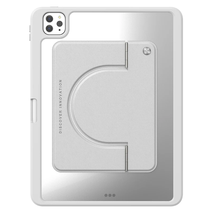 NILLKIN FlexWing Adjustable Tablet Holder Stand Leather Dock, Multi-Angle Viewing for 10-13" Tablets, Foldable Magic Magnet Base