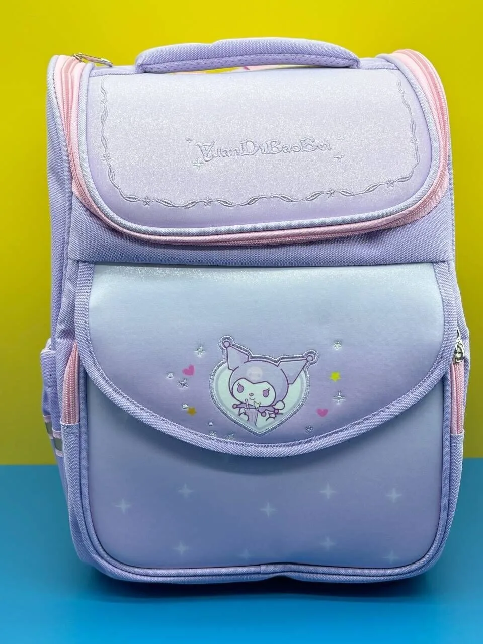 

Sanrioed Kuromi Melody Cinnamoroll Hello Kitty Children Backpack Cute Schoolbag Student Cartoon Large Capacity Shoulder Bag Gift