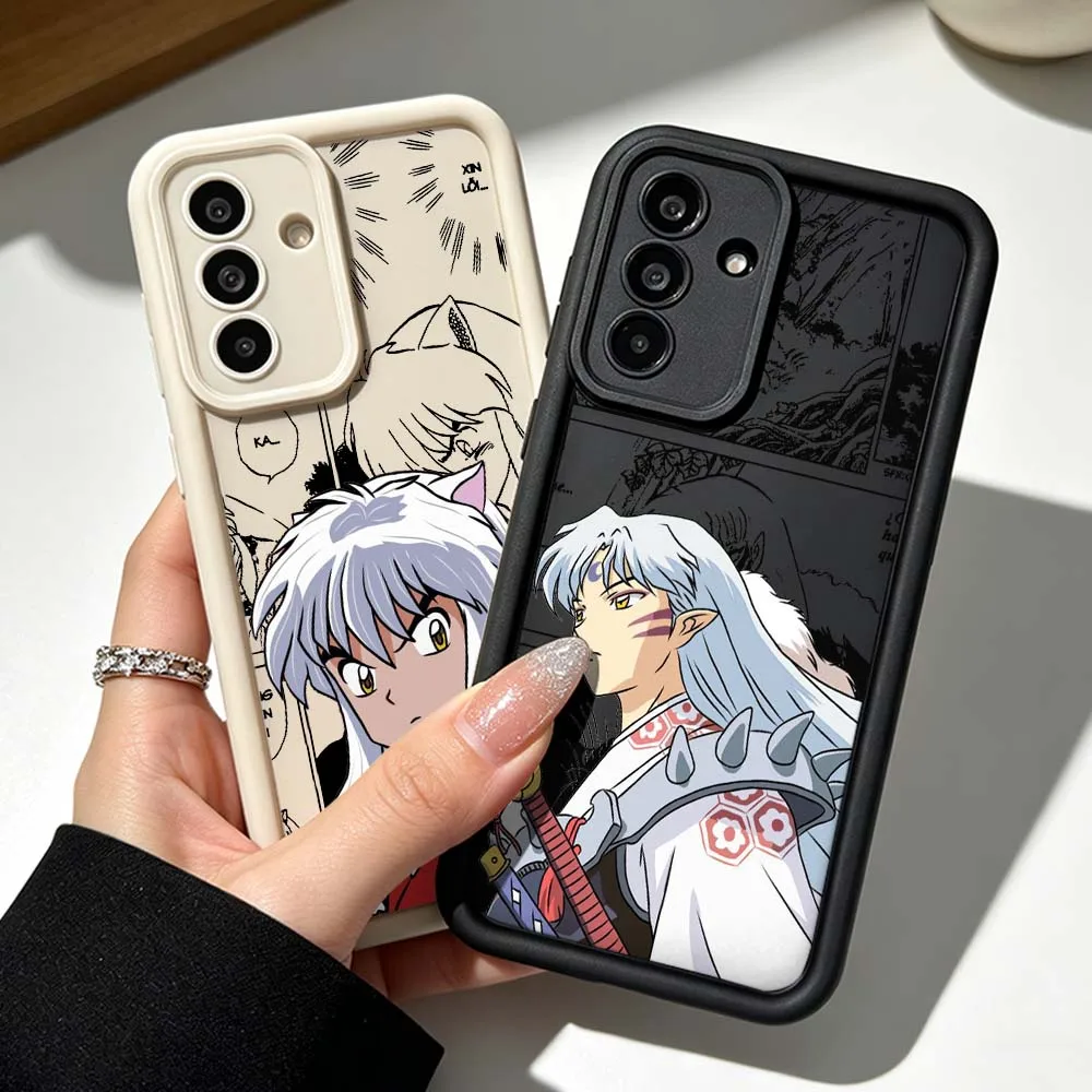 Anime Inuyasha Sesshoumaru Phone Case For Samsung Galaxy A71 A57 A56 A55 A54 A53 A52s A17 A16 A06 Eye Ladder Silicone Cover