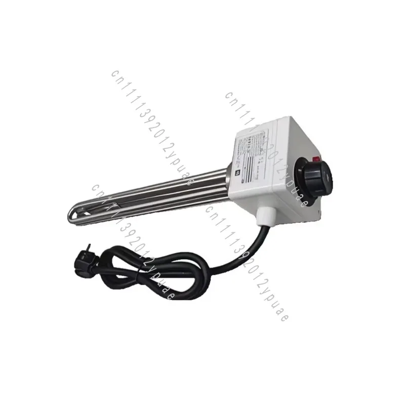 Stainless Steel Electric Immersion Tubular Heater Element, Heating Core Component with Thermostat, 220V 3KW 6KW 380V Optional