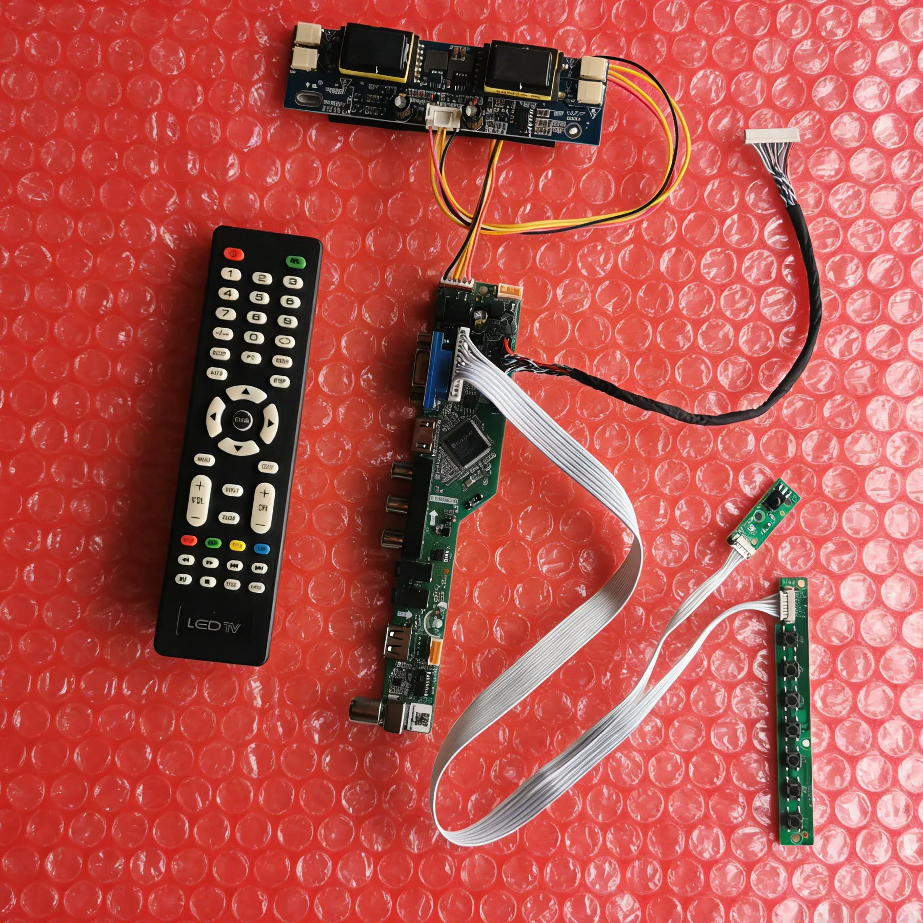 

Для T150XG01 HT15X13 HT15X15 TM150XG матричный контроллер комплект приводной платы DIY LVDS 20-контактный 4-CCFL HDMI + VGA + AV + USB 1024x768 1024*768