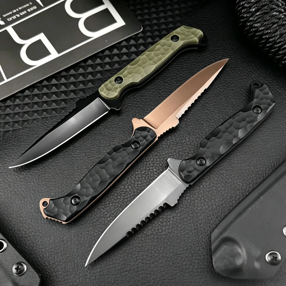 Bushcraft Knife Fixed - New High-Hardness Fixed-Blade Knife with Sheath,