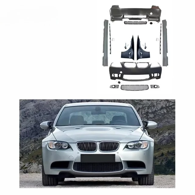 

Комплект обвеса M3 высокого качества для BMW 3 серии E90 LCI: передний и задний бамперы, передняя решетка, крылья