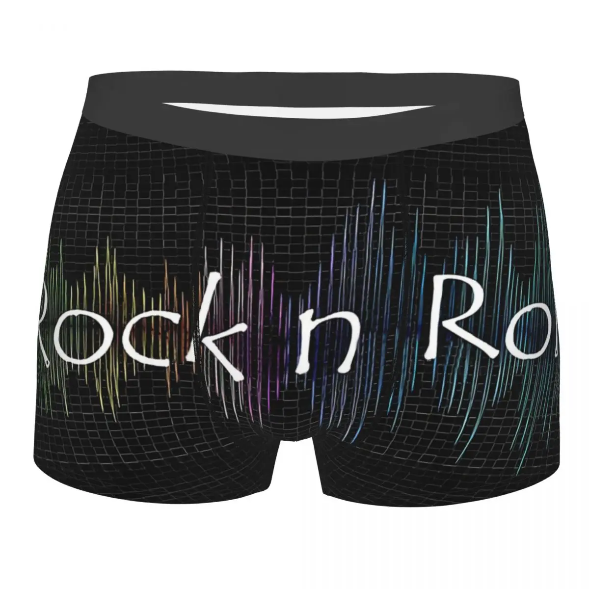 Rock N Roll Sound Man's Boxer Briefs Underwear Black Metal Highly Breathable High Quality Sexy Shorts Gift Idea