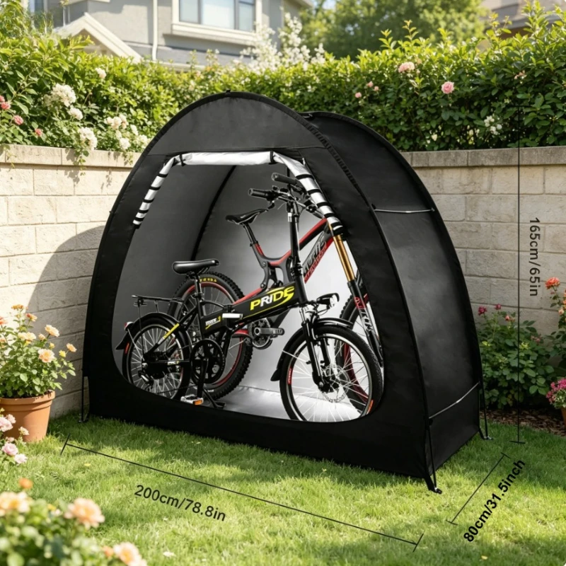 

텐트 Mountain Bike Outdoor Storage Parking Tent Large Space Foldable Portable Outdoor Road Bike Tents Bicycle Protective Gear