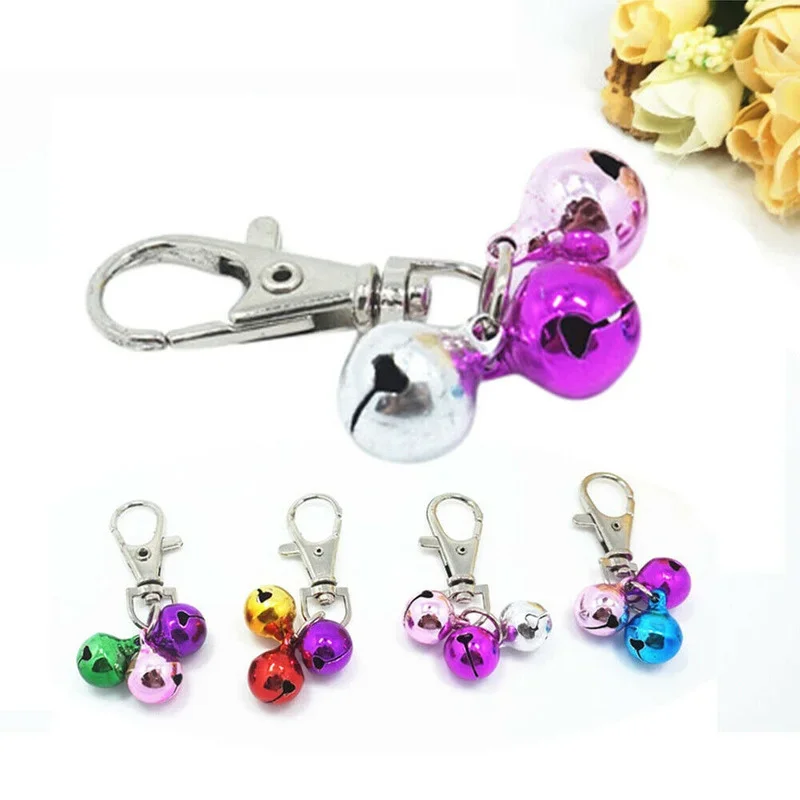 Car Creative Keychain Decoration Pendant Car Small Bell Styling Key Ring Color Random Auto Key Accessories