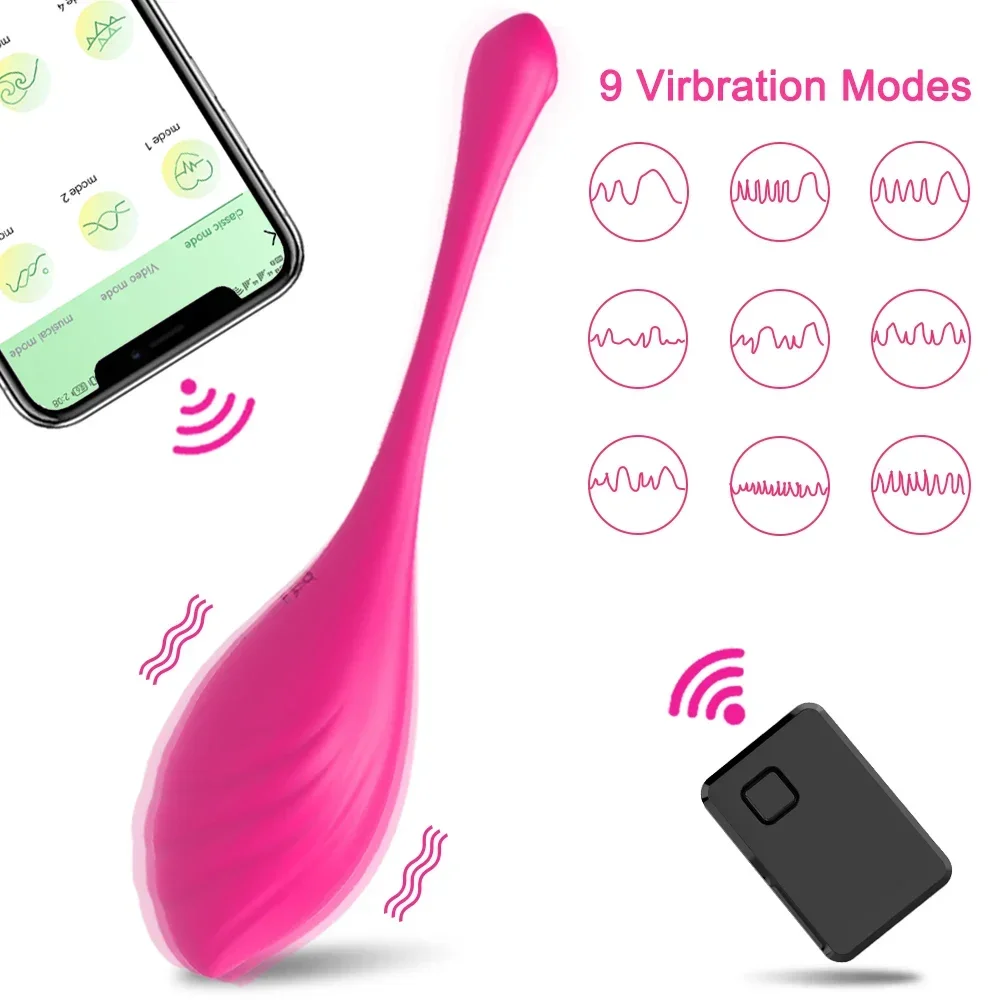 APP Control Bluetooth Vibrator for Women Clitoris Stimulator Wireless Remote Control Dildo Love Egg Sex Toys for Female Adults