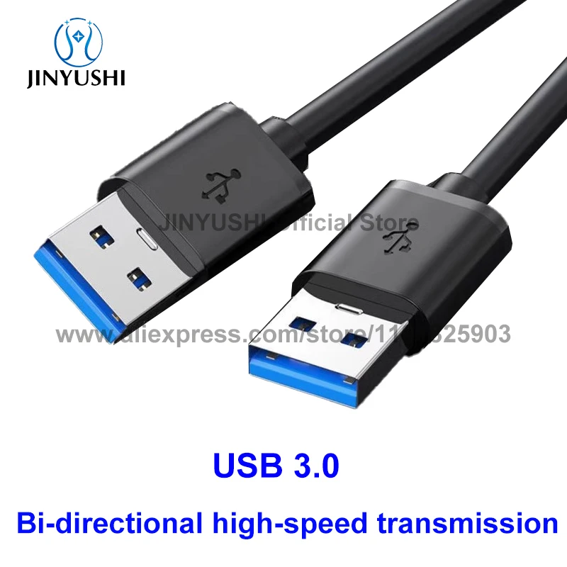 

Длина кабеля 0,5 м/1 м/1,5 м/2 м/3 м. Кабель-адаптер USB 3.0. Двусторонний USB-разъем с высокой передачей из ПВХ для передачи файлов и т. д.