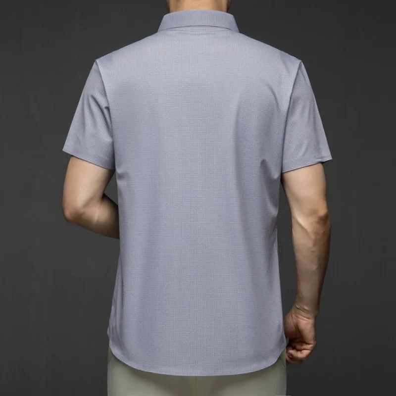 Men's Polo Shirts Short Sleeve Casual T-shirt Solid Pure Color Soft Fabric Comfort Summer Daily Wear