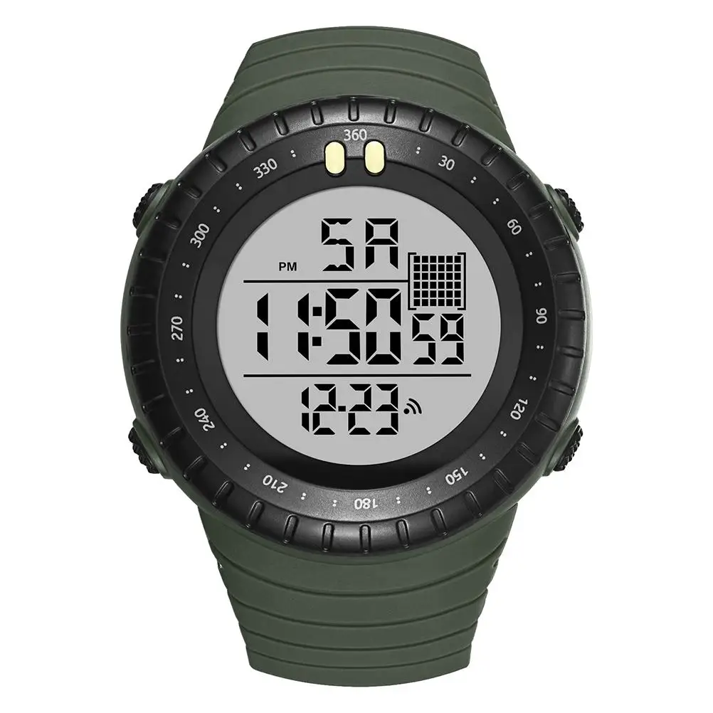 Waterproof Watches for Men Boys Electronic Quartz Watch Sport Wrist Multi-purpose Outdoor Luminous Design Durable Fashion Gift