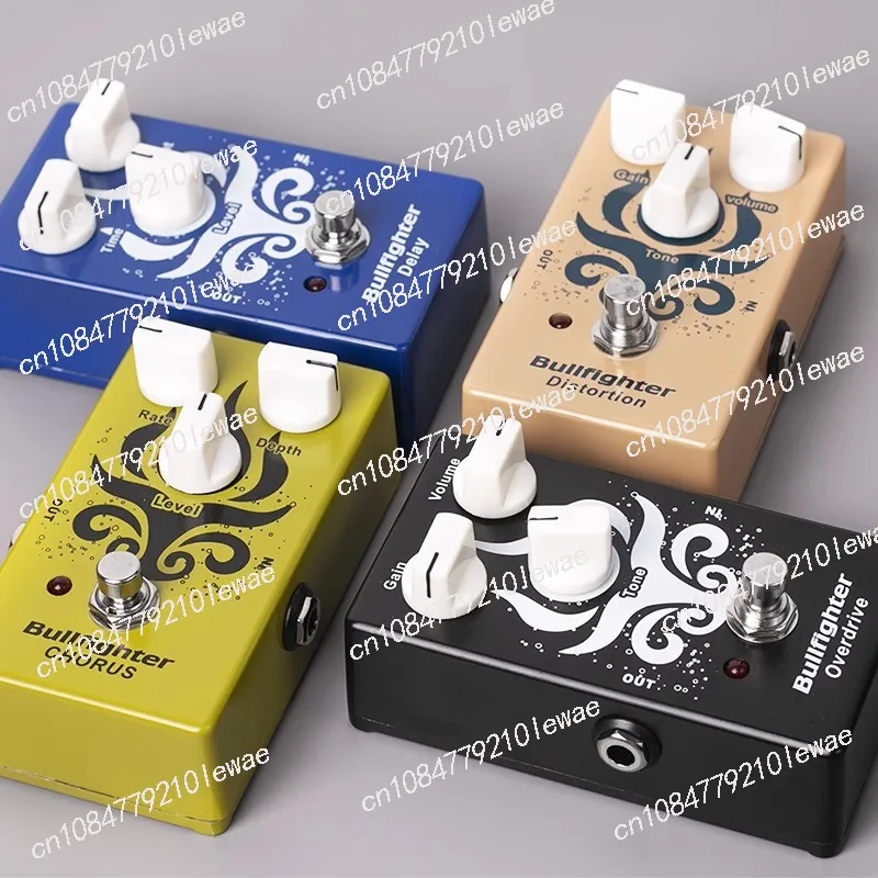 Matador Electric Guitar Monolithic Effects Beginner Practice Effects Distortion Overload Chorus Delay Power Supply