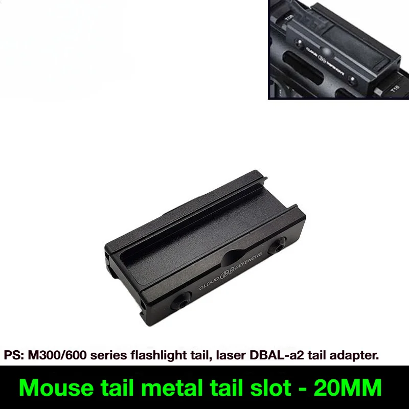 ฐานยึดไฟฉายแบบโลหะ รุ่น Element Metal Nylon Rat Tail Slot SF Flashlight MLOK 2.5 3.5 Rat Tail Slot Switch LCS