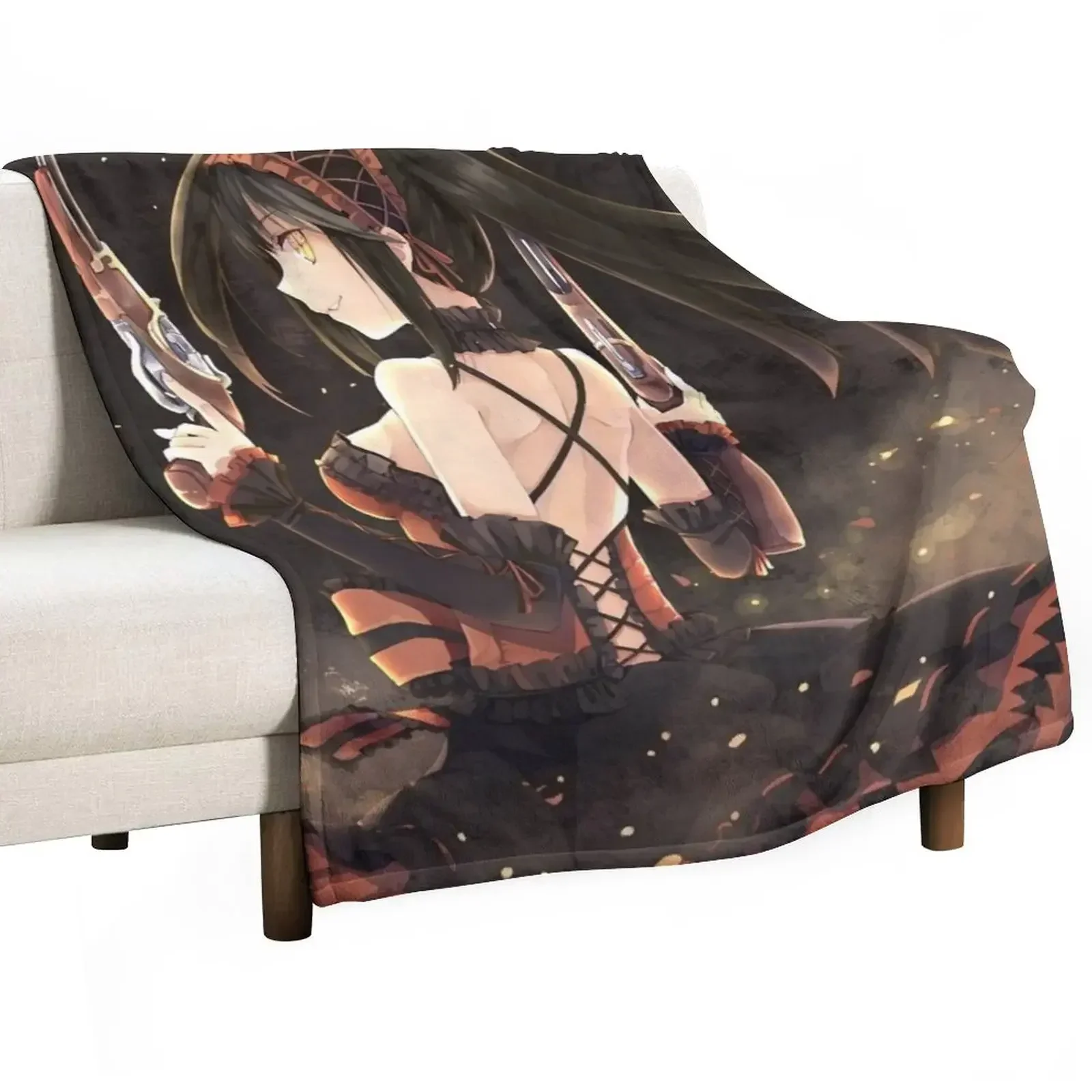 New Tokisaki Kurumi - Date A Live Throw Blanket Stuffeds Personalized Gift Blankets