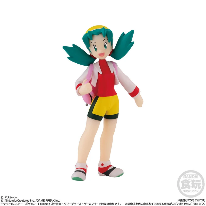 BANDAI Original Pokemon Scarlet jeu d'animation jouet périphérique échelle monde bonbons jouet Johto région 2.0 Figure modèle Collection