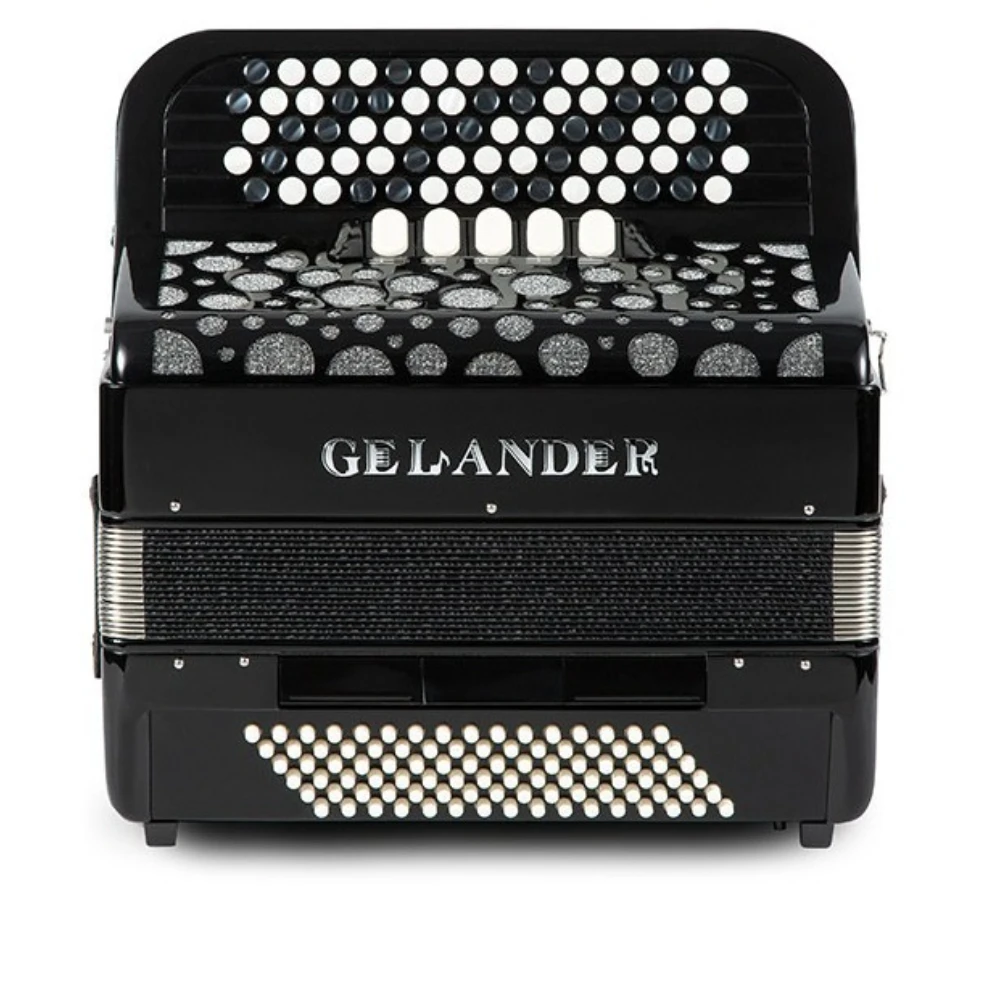 Button Accordion, 60/96 Bass, Professional Grade for Beginners, Performance & Grade Examination
