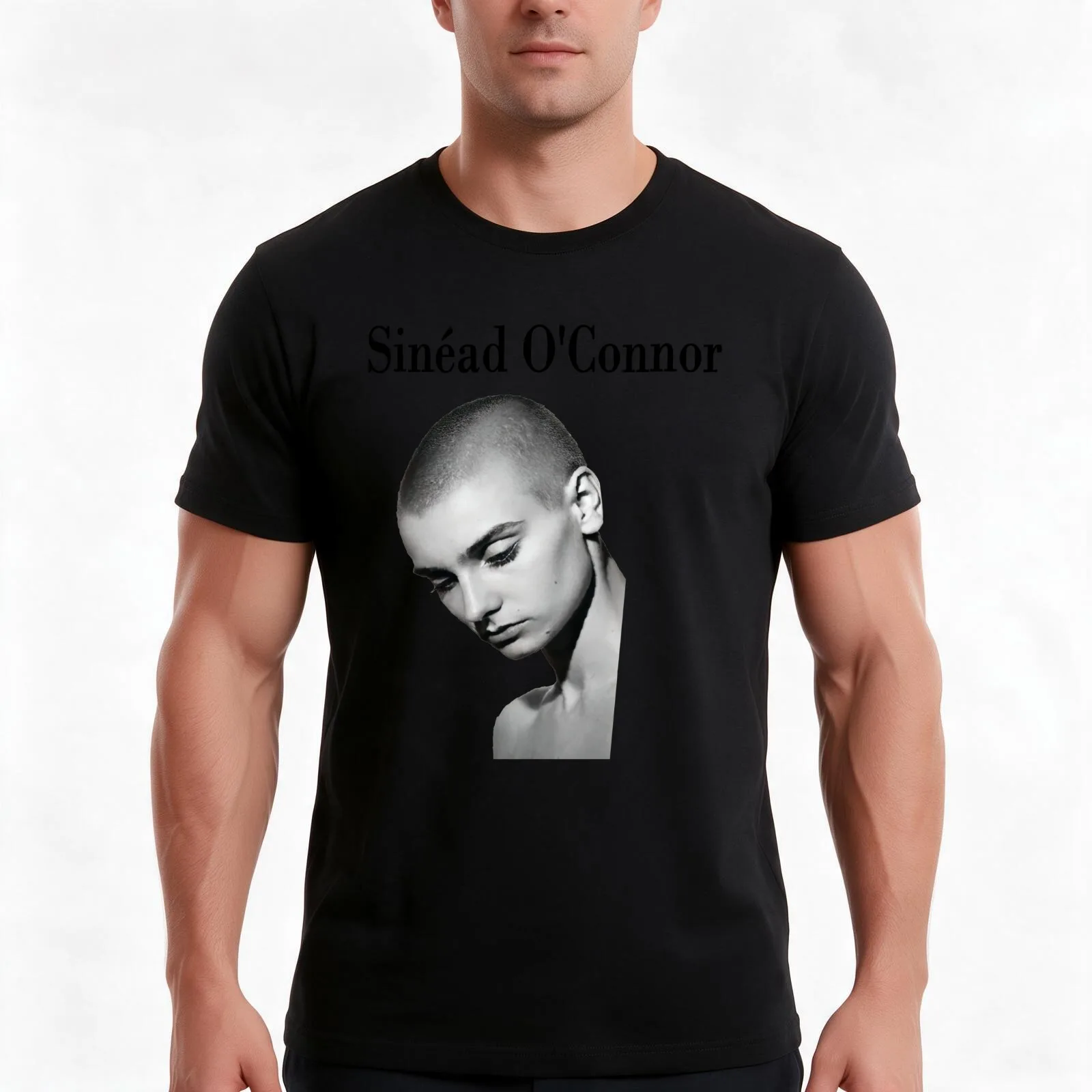 Rest In Peace Sinead O'Connor T-Shirt, Summer Casual Cotton Tee, Oversized Streetwear Tops, Vintage Graphic Print, 100% Cotton