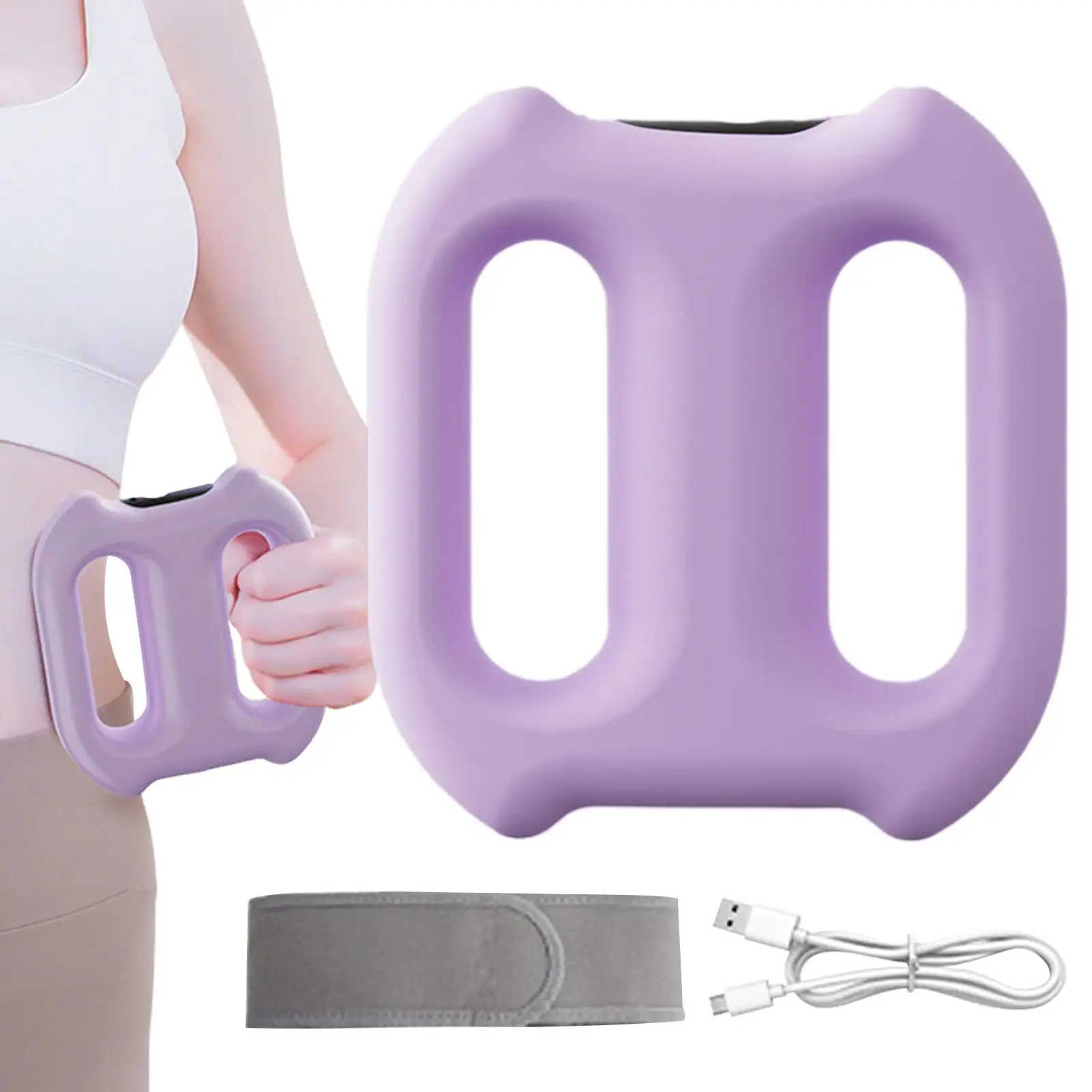 Faszien-Massagering, 5 Geschwindigkeiten, Tiefengewebe, Faszien-Entriegelungsring, Massagegeräte, kabelloser Roller mit Gürtel für die Muskelentspannung der Beine