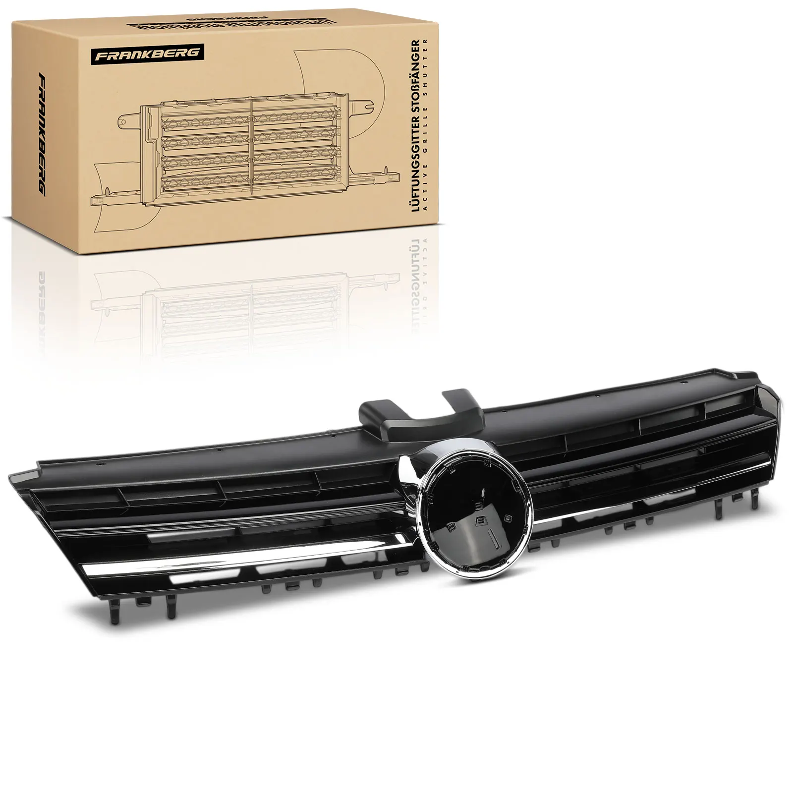 Frankberg 1x Radiatorrooster Radiatorrooster Voorkant voor VW Golf 7 5G1 BE1 BE2 BQ1 Golf Alltrack BA5 5G0853651DZLL