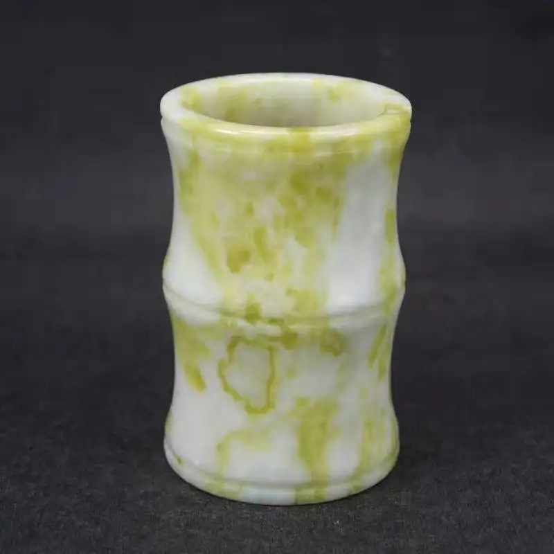 Manufacturers Wholesale Yellow Jade, Lantian Jade, Jade Pen Container, First-Hand Supply, Quantity Discount