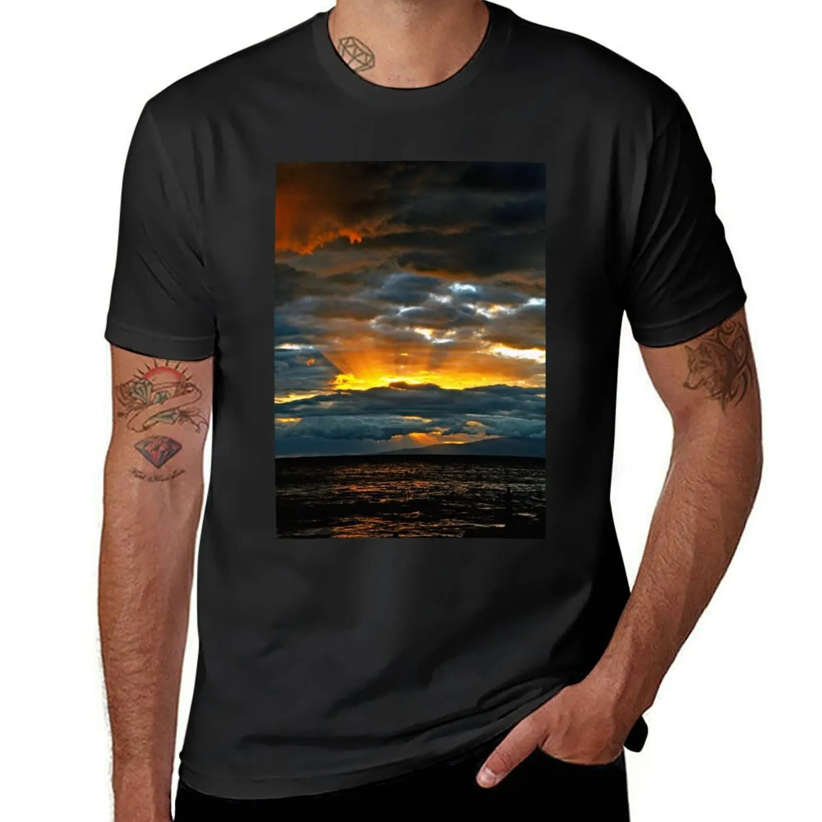 The glory of a Hawai'i sunset! T-Shirt Aesthetic clothing blanks hippie clothes mens graphic t-shirts hip hop