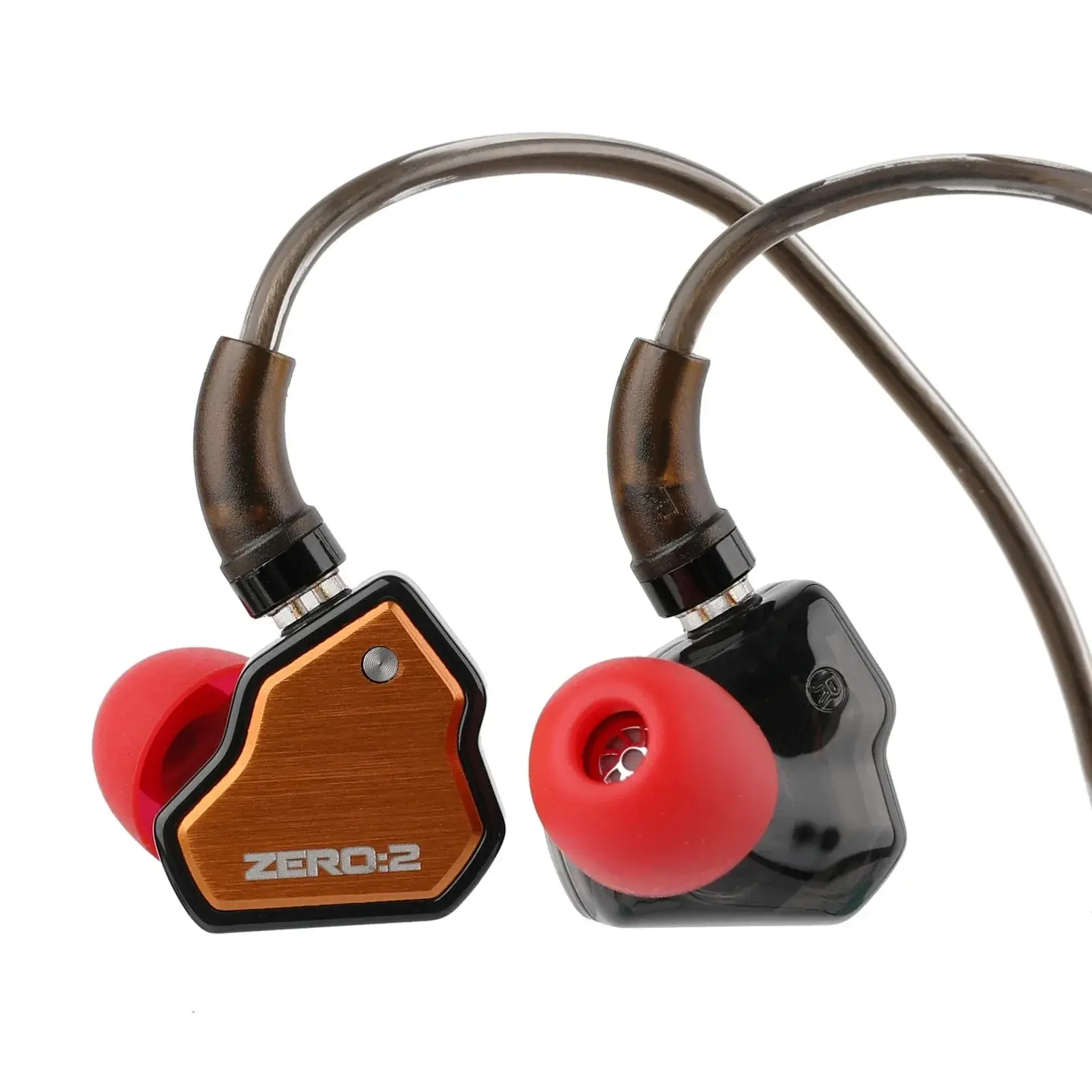 7Hz X Crinacle Zero 2 업데이트 다이나믹 드라이버 IEM 유선 이어버드, 음악가용 OFC IEM 케이블 이어폰, 10mm 