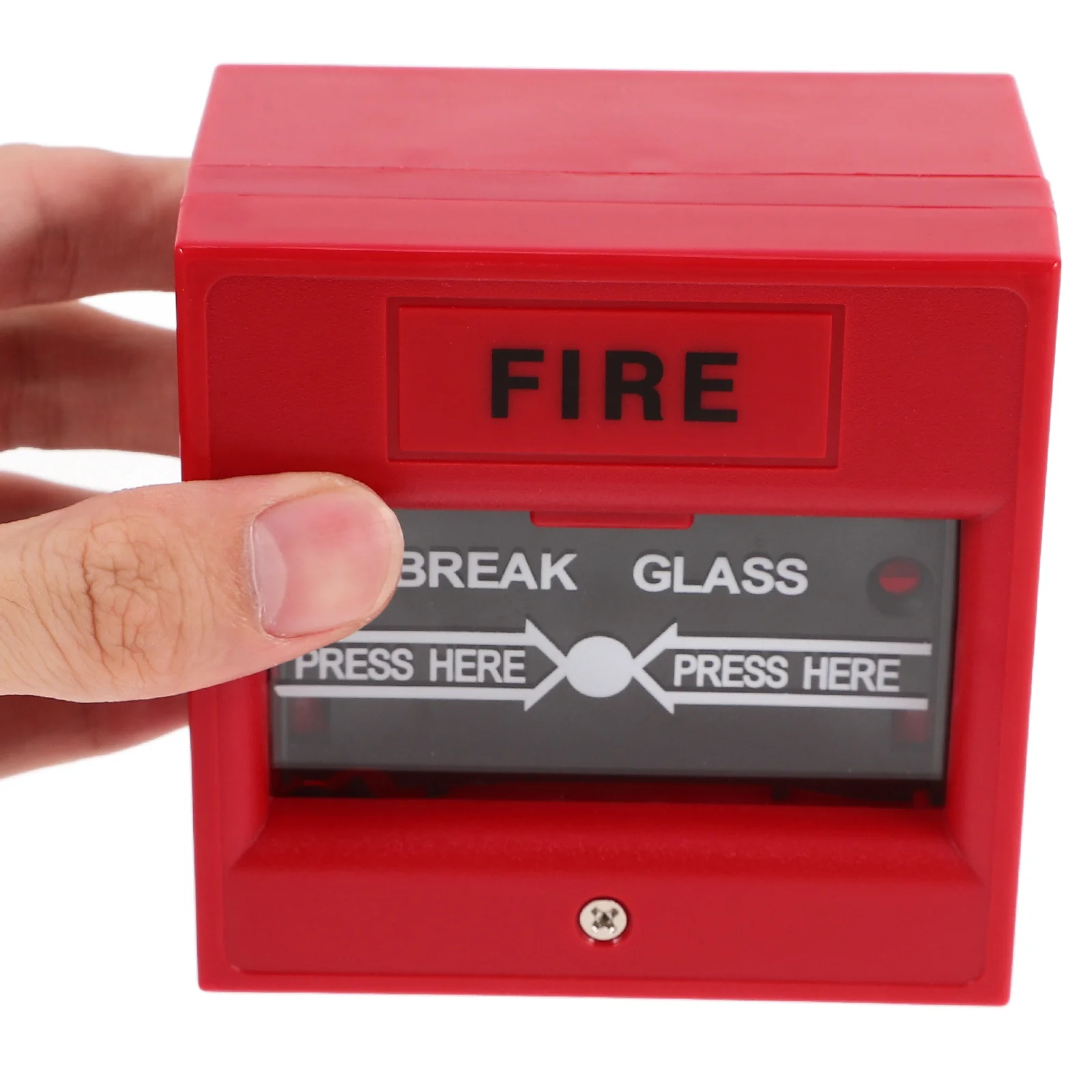 Dispositivo de alarme de quebra de vidro de segurança para controle de acesso de saída de incêndio Liberação de porta de emergência Design de plástico resistente Alarme de quebra de vidro