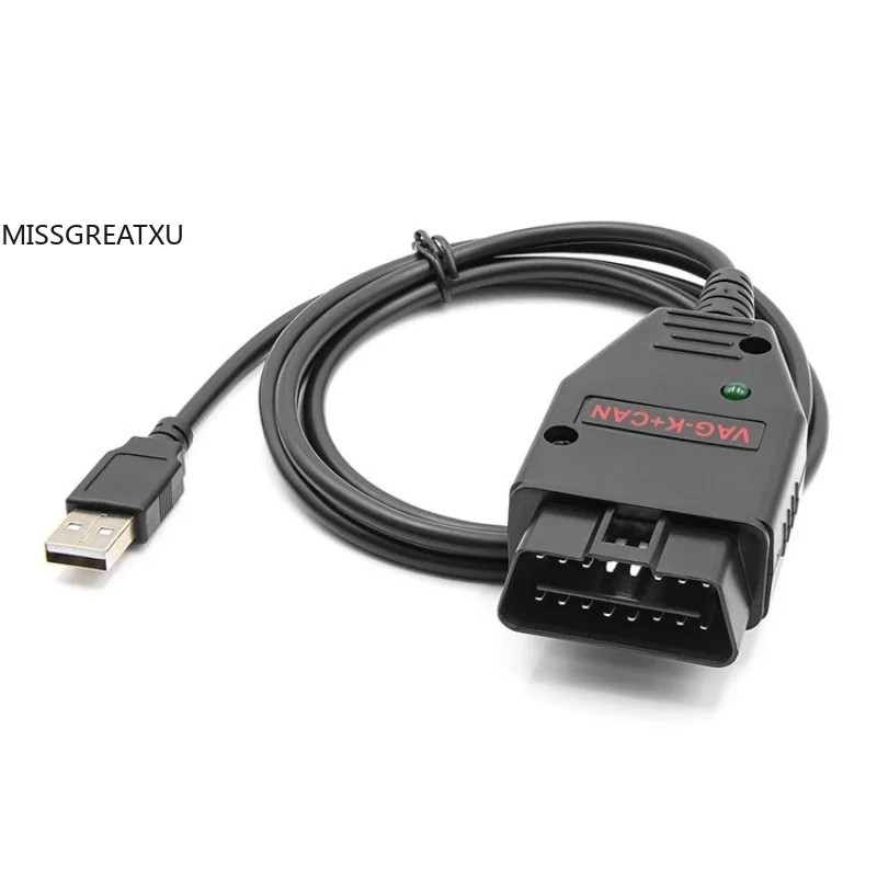 Auto Vehicle Fault Diagnostic Tool VAG K+CAN Commander 1.4 USB OBD2 Cable for VW  Skoda Seat Repair Workshop Use