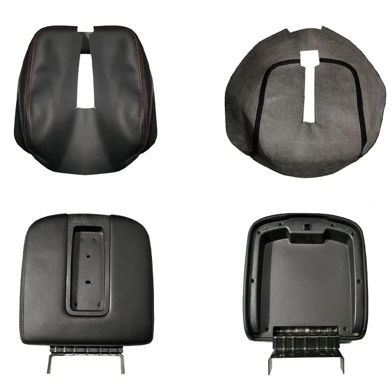 For Chevrolet Silverado 1500 Tahoe GMC Sierra 1500 GMC Yukon XL 2007 2008 2009-2014 Car armrest box leather console cover skin view 3
