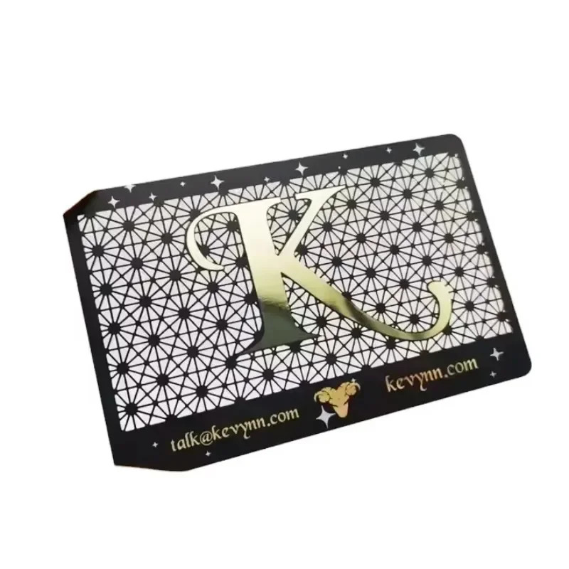 

Прямая продажа от производителя, высокая видимость, продвижение безопасности, черная индивидуальная металлическая кредитная визитная карточка уникального размера