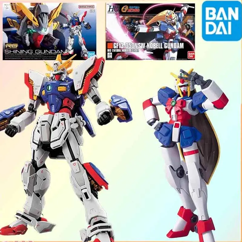 HG SHINNG GUNDAN GF13-05ONSW NOBELL ฟิกเกอร์อนิเมะแบบประกอบเอง ของแท้จาก Bandai ของเล่นกันดั้ม ของสะสม