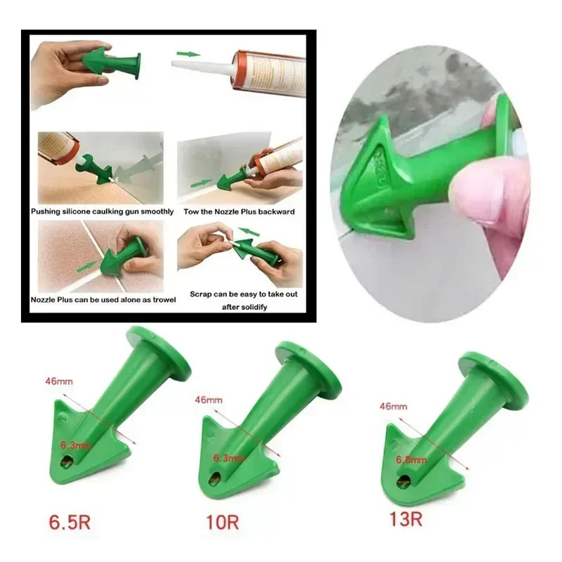 

Sink Decoration Nozzle Glue Silicone Applicator Tool Joint Caulking Finishing Home Sealant Caulk Finisher Kitchen Bathroom