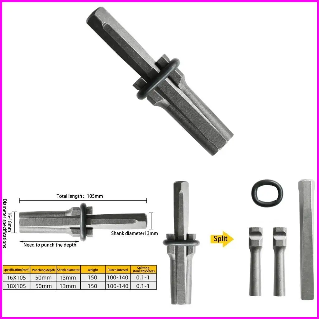 

5/8" Plug Wedges & Shims Concrete Rock Stone Splitter Hand Tools 10 Pack