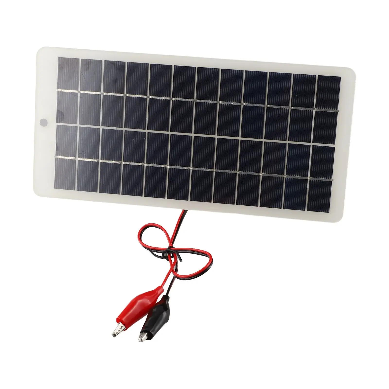 

12V Battery Charger 10W Solar Charger High Efficiency Output Versatile Use Portable Solar Panel Charging Home Charging
