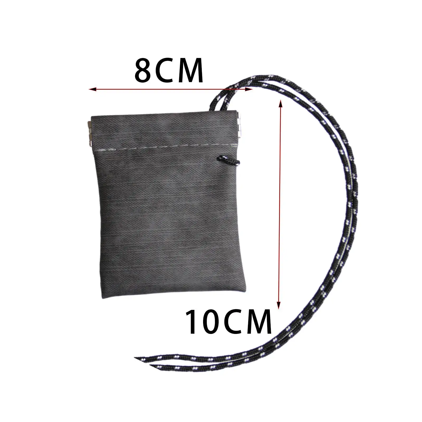 2-4pack Hanging Neck Pouch Key Bag Small Wallet Storage Bag for Men Women Earbud