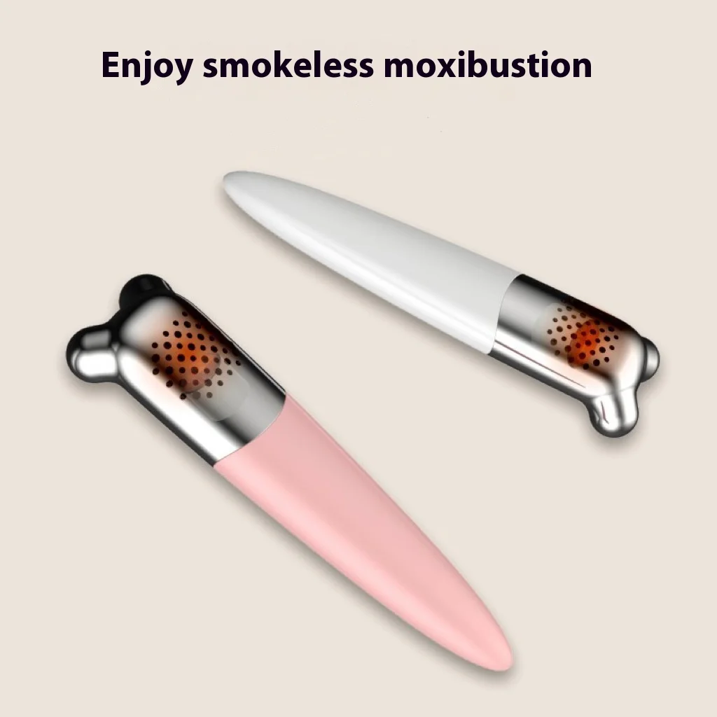 Gezicht Moxibustion Stick Draagbare Moxibustion Huis Schoonheid Schrapen Schoonheidsinstrument Perzik Bloem Moxibustie Moxibustie