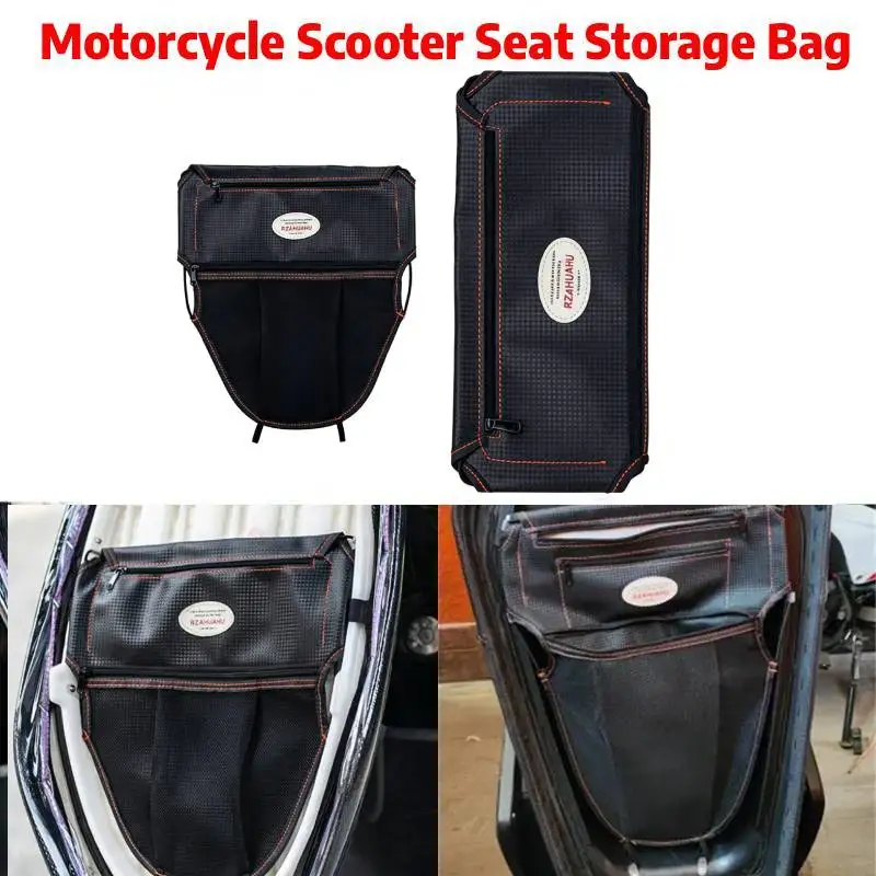 For Vespa GTS300 GTS GTV 300 GTS250 GT LX Sprint Primavera 125 150 Motorcycle Scooter Under Seat Storage Tool Bag Pouch Organize