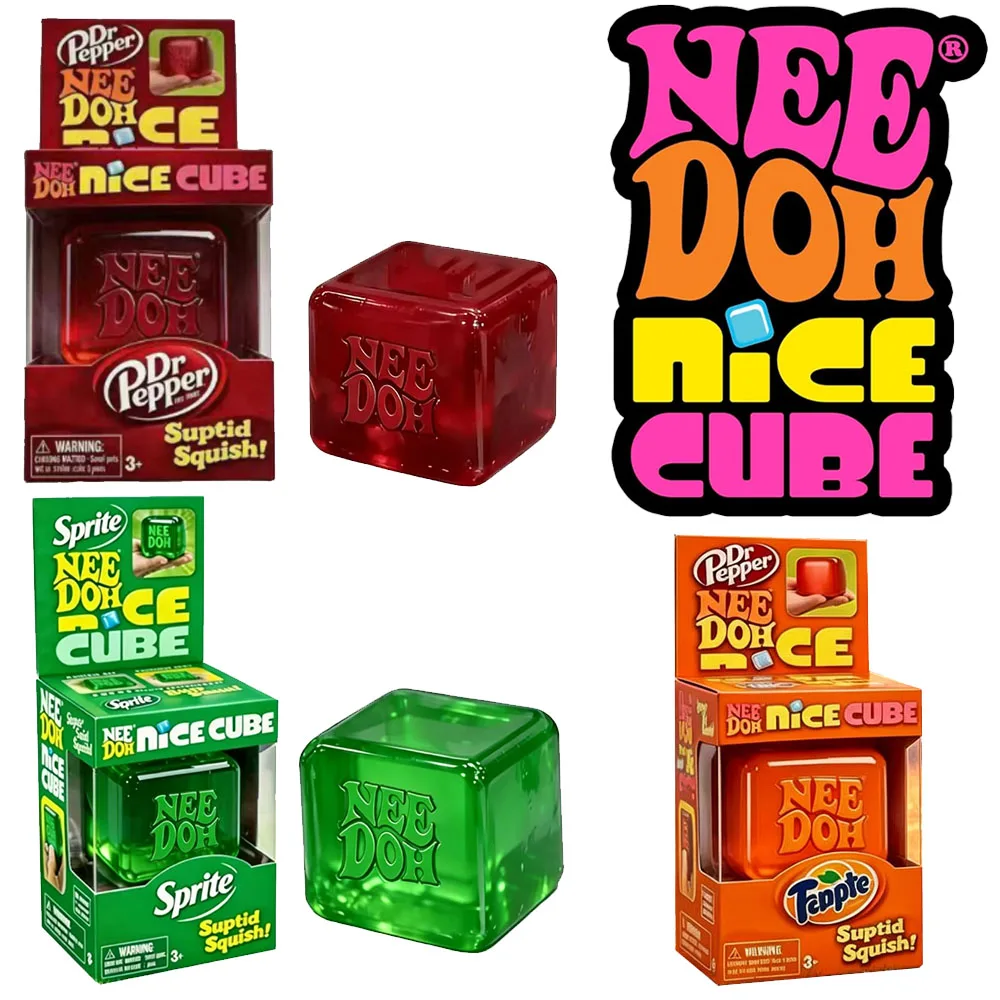 

2026 New Schylling NeeDoh Nice Cube Sensory Squishy Stress Relief Fidget Toy for Pinching And Relaxing