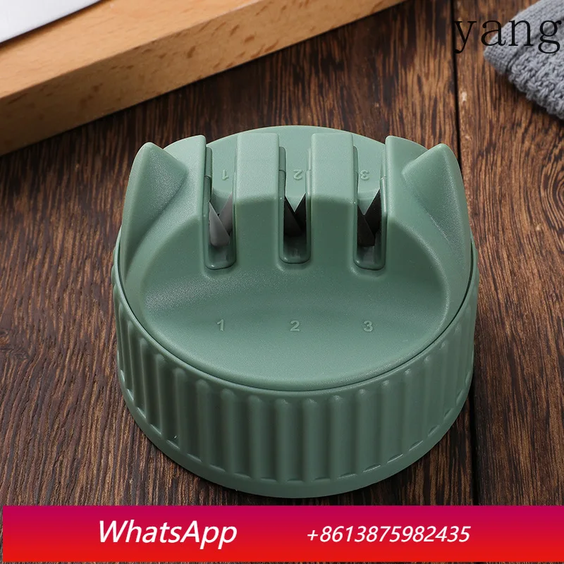 

LMM Multifunctional Knife Sharpener Manual Small Mini Household Quick Knife Sharpener Kitchen Kitchenware