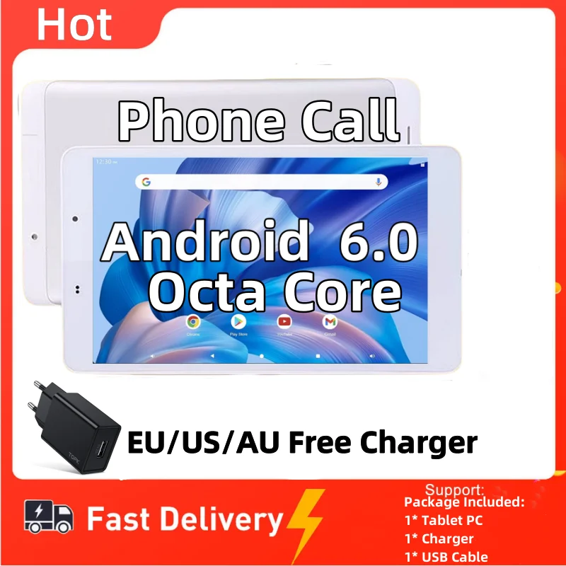 

8-дюймовый 2 ГБ ОЗУ 16 ГБ ПЗУ T8 MT8783-Octa-Core Android 6.0 Планшетный ПК 1,4 ГГц 1920 x 1200 пикселей Поддержка 3G / 4G Телефонный звонок 2 x SIM