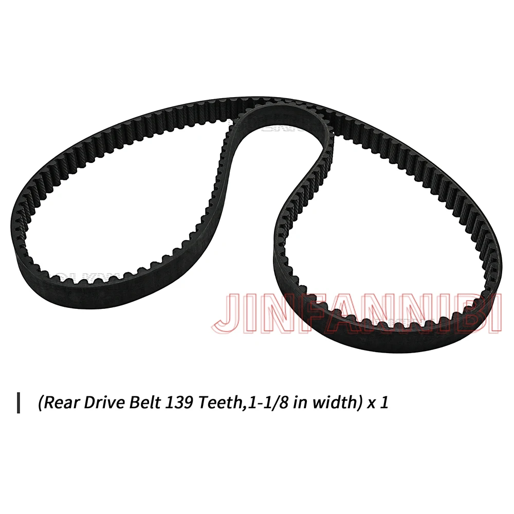 For Harley-Davidson 2004-2006 Touring Series, 2009-2024 Trike Series, 139T, 1 1/8 Inch Width Drive Belt Replace 40024-04