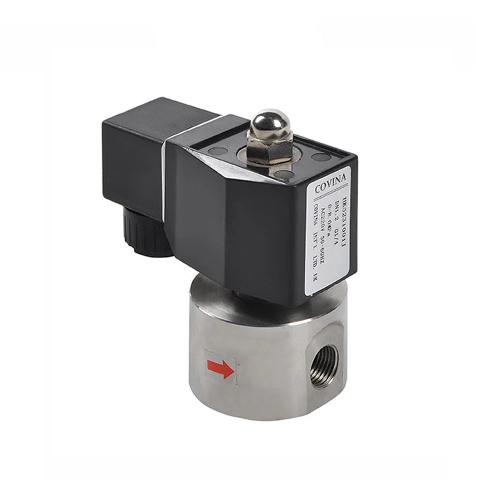 COVNA Diaphragm 200 Bar Water Solenoid Valve High Pressure