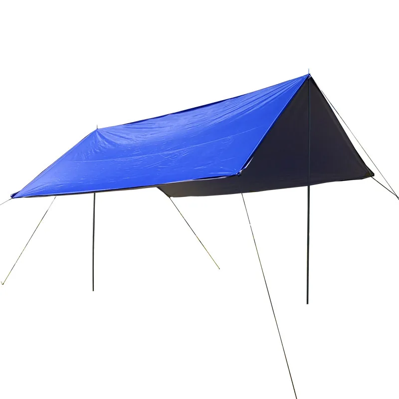 Barbecue portable, raised by two meters, waterproof tent, sunshade, beach greenhouse with support rod