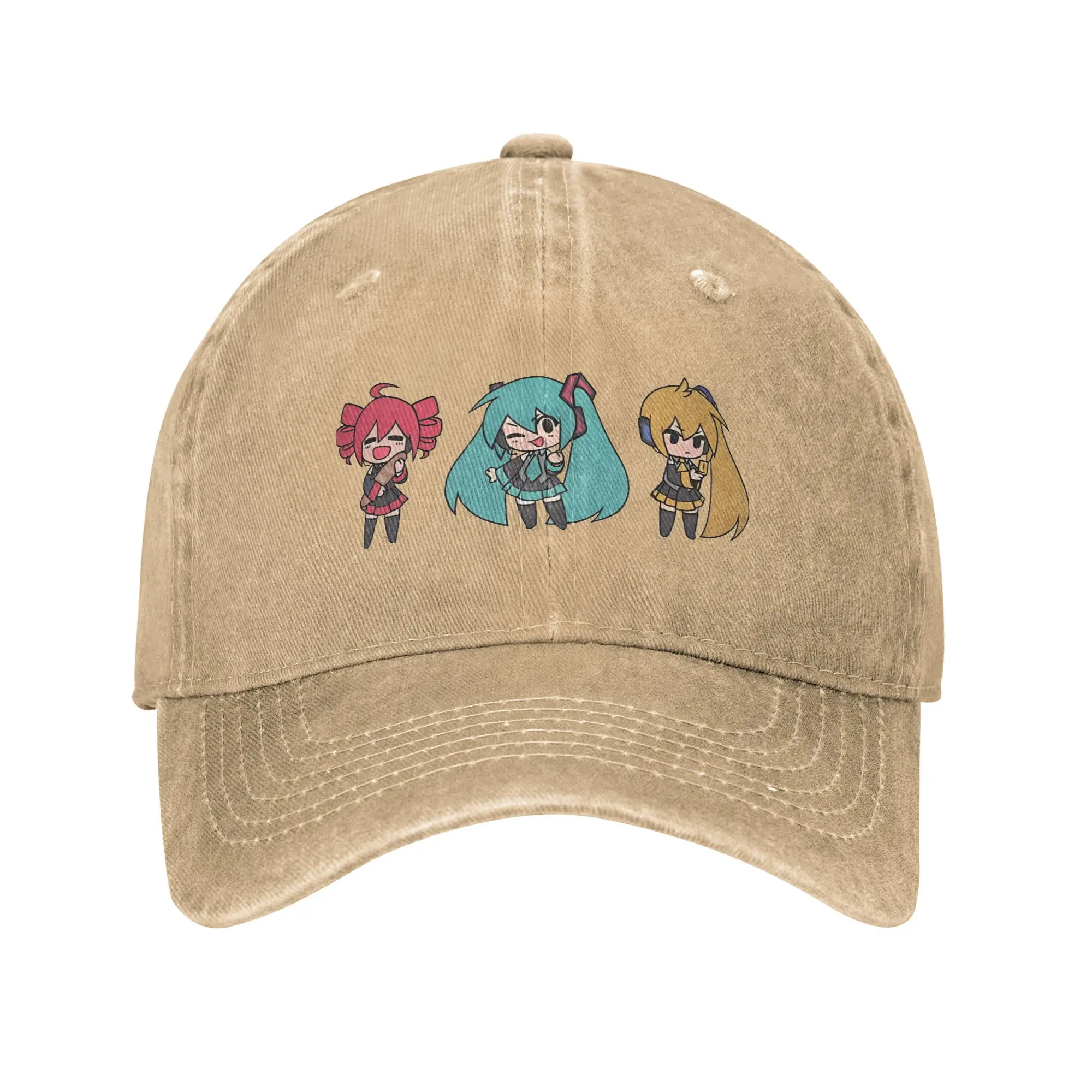 bones-unissex-vocaloid-triple-baka-chibis-usam-bone-de-beisebol-casual-mikued-snapback-chapeu-ajustavel-dm030