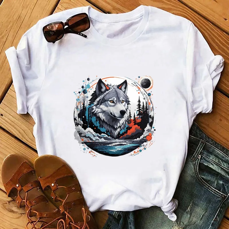 Fashion Animal Stickers games console Clothes sticker DTF Heat Transfer Vinyl Patch Iron On For T-shirt bag Butterfly Wolf Eagle
