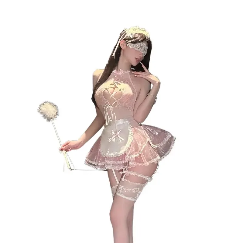 

Japanese Role Cosplay Uniform Erotic Maid Sexy Schoolgirl Women Cosplay Costumes Porno Lingerie Mesh Babydoll Erotic Temptation