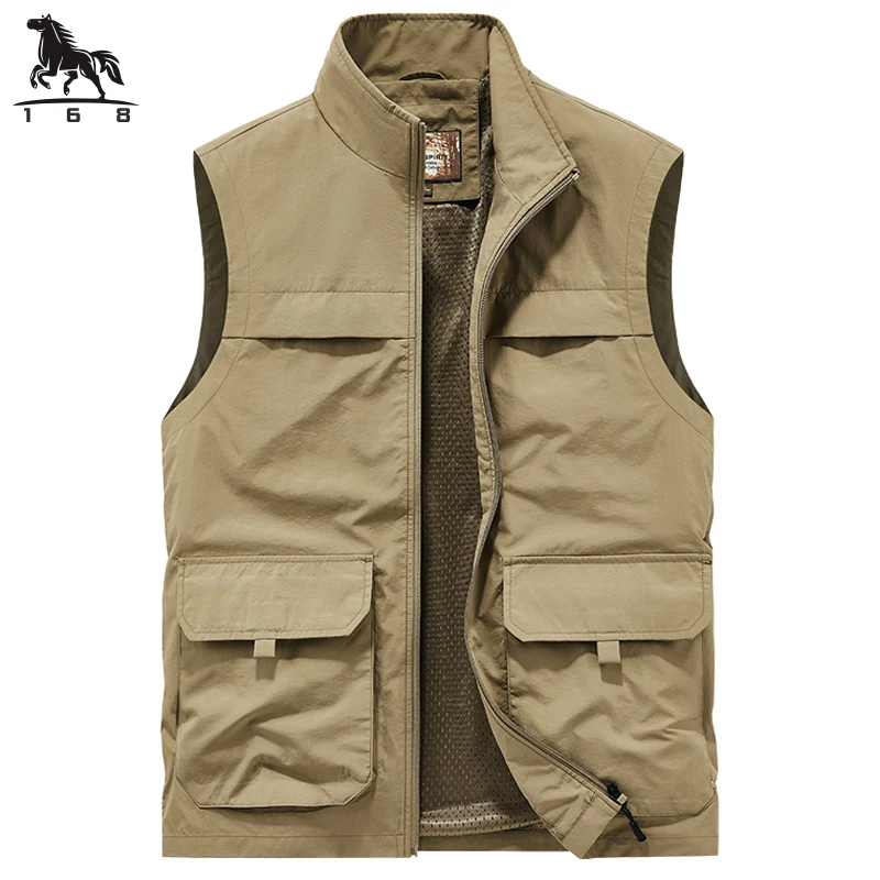 mens waistcoat Autumn winter New Men's Middle age business casual vest business casual vest M-4XL 5XL 8866