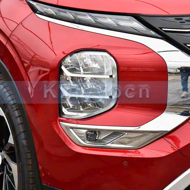 

Крышка фар автомобиля для Mitsubishi Outlander 2022-2023, стеклянная крышка передней фары, сменный абажур