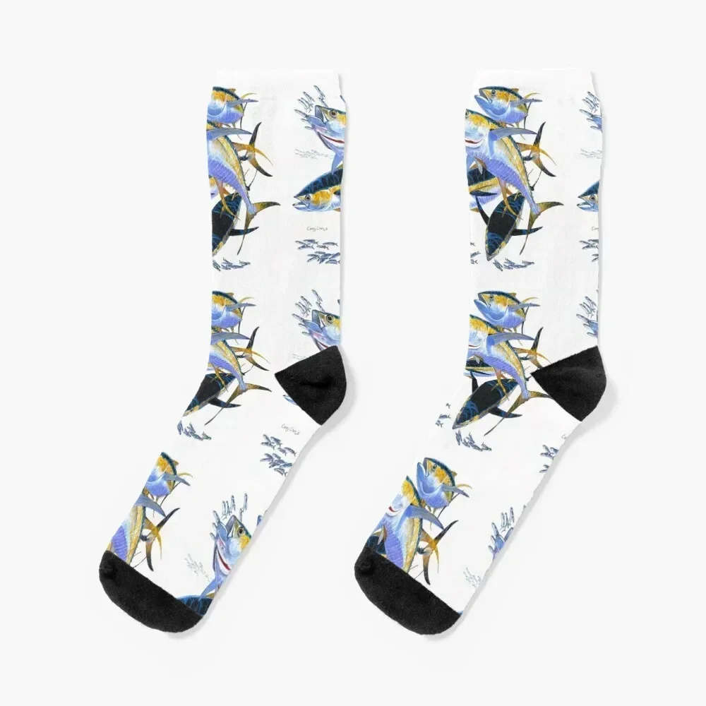 

Yellowfin tuna Socks snow custom sports Socks Man Women's