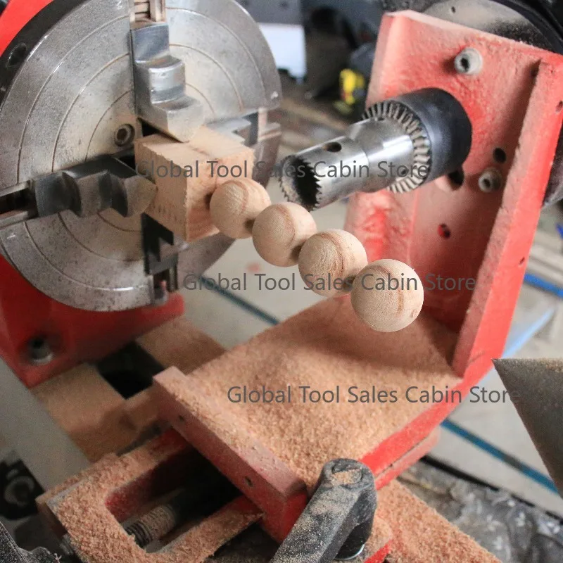 

HB1218VD Automatic Wood Bead Making Machine Mini Lathe Machine Tools Diy Woodworking Buddha